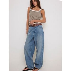 Free People Light Blue Flare Jeans